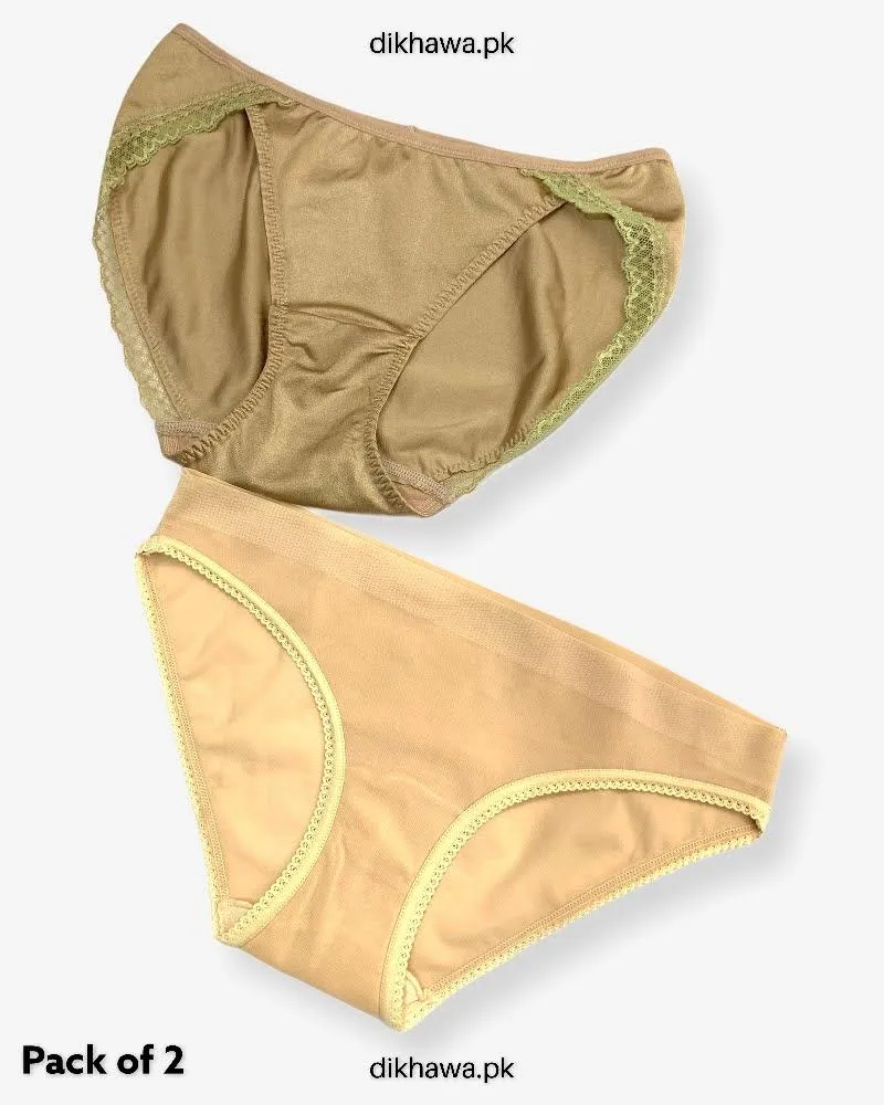 Pack of 2 Imported Stocklot Branded Net Panty Stretchable Net Stretchable Panty 2021