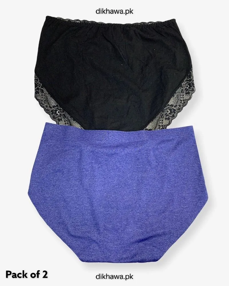 Pack of 2 Imported Stocklot Branded Net Panty Stretchable Net Stretchable Panty 2021