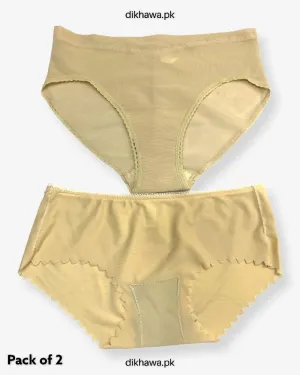 Pack of 2 Imported Stocklot Branded Net Panty Stretchable Net Stretchable Panty 2021