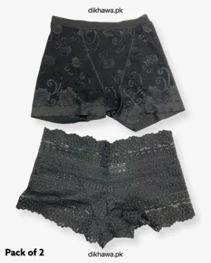 Pack of 2 Imported Stocklot Branded Net Panty Stretchable Net Stretchable Panty 2021