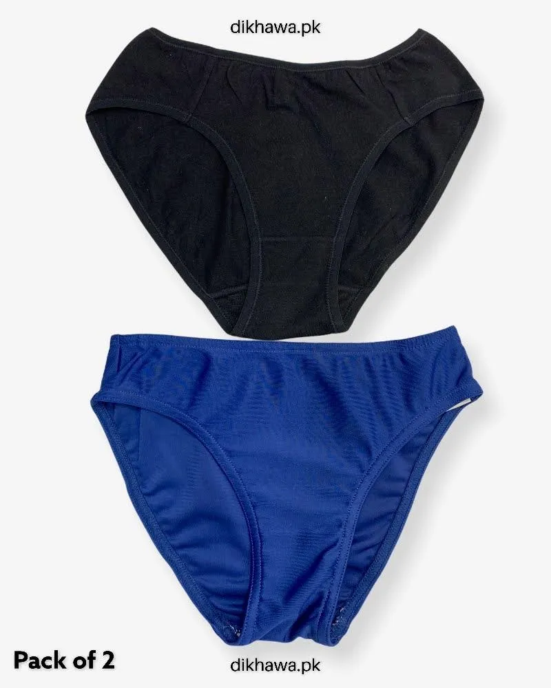 Pack of 2 Imported Stocklot Branded Net Panty Stretchable Net Thong Panty 2021