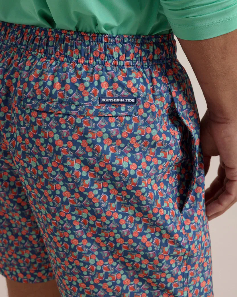 Paloma Paradise Swim Trunk (Aged Denim)