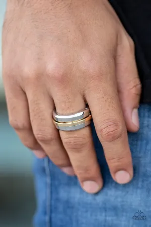 Paparazzi - Battle Tank -Silver - Men's Ring