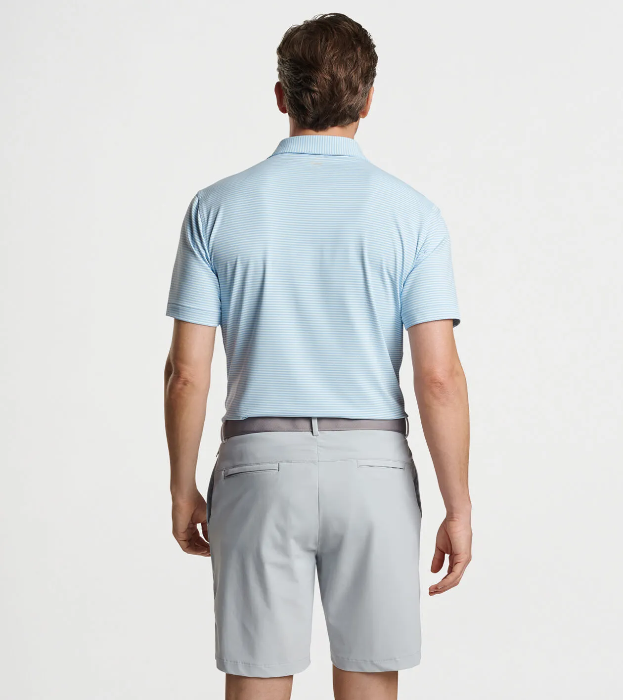 Peter Millar Ambrose Performance Polo - Bluefrost
