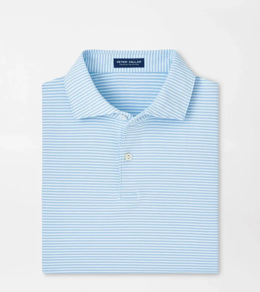 Peter Millar Ambrose Performance Polo - Bluefrost