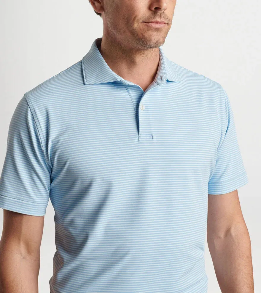 Peter Millar Ambrose Performance Polo - Bluefrost