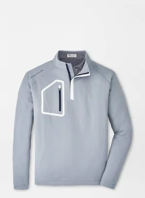 Peter Millar Mens Classic Fit Forge Performance Quarter Zip - LONDON