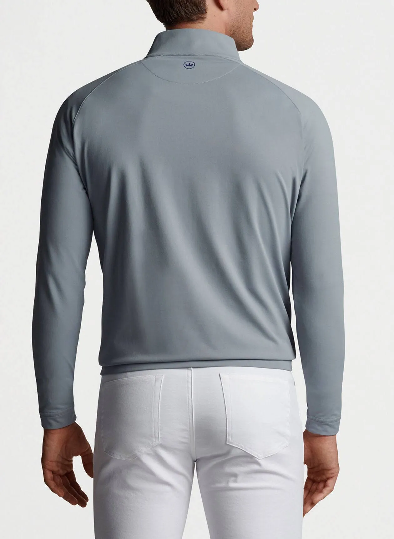 Peter Millar Mens Classic Fit Forge Performance Quarter Zip - LONDON