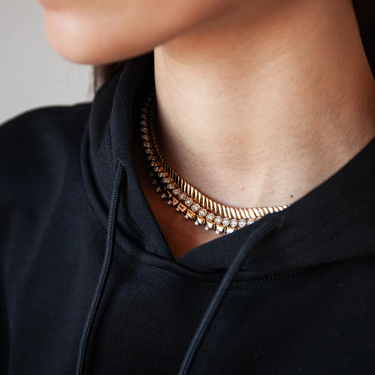 Piet Flexible Rectangular Necklace
