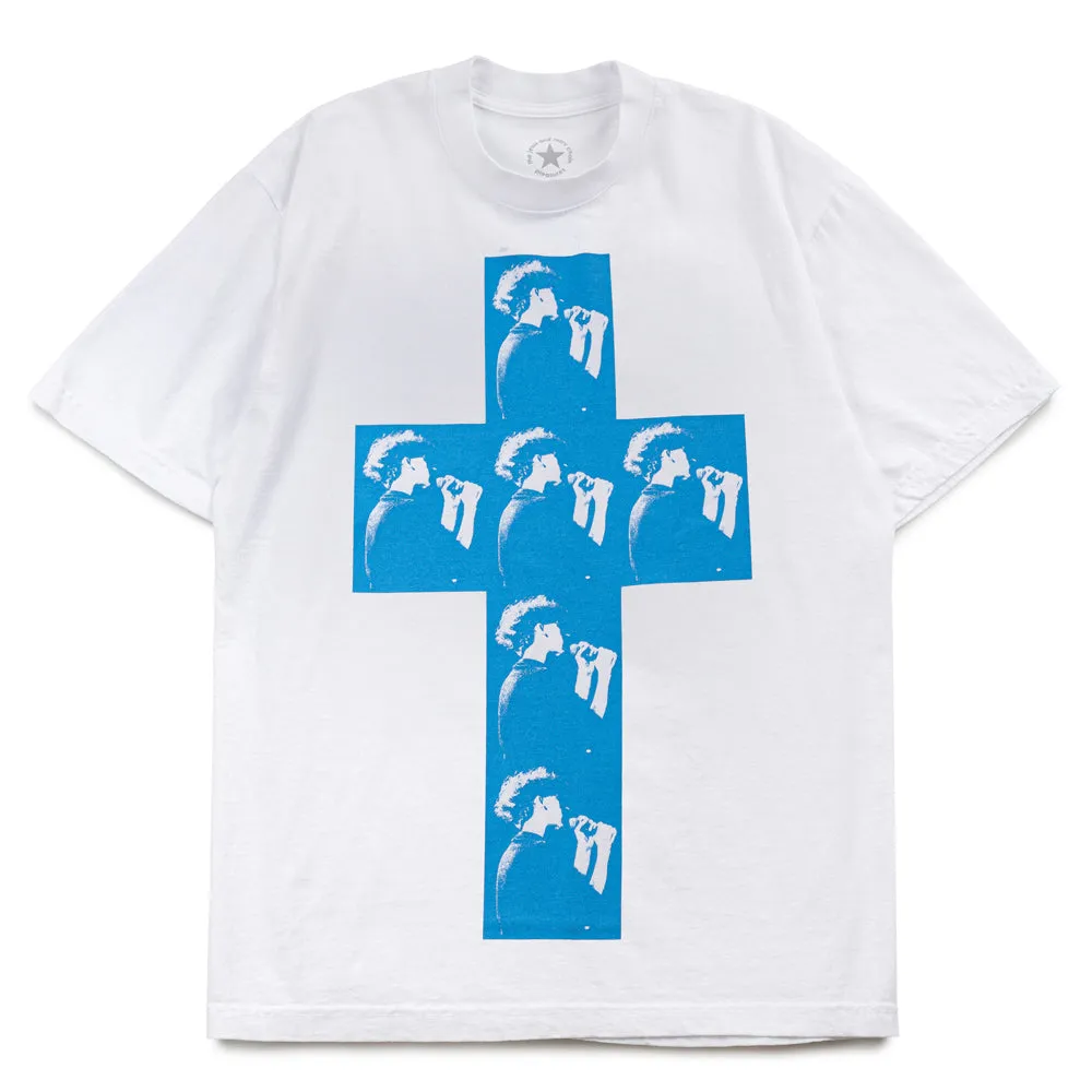 Pleasures x The Jesus And Mary Chain Cross Tee | White