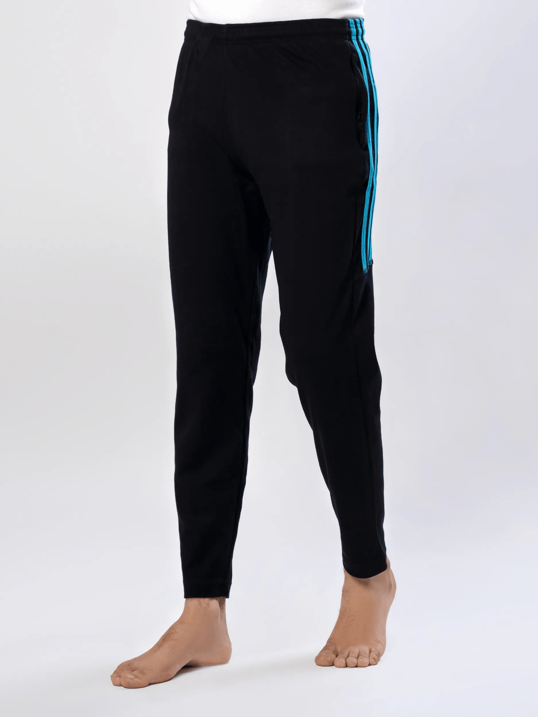 Premium Fitted Trouser (Black Zipper Pockets)