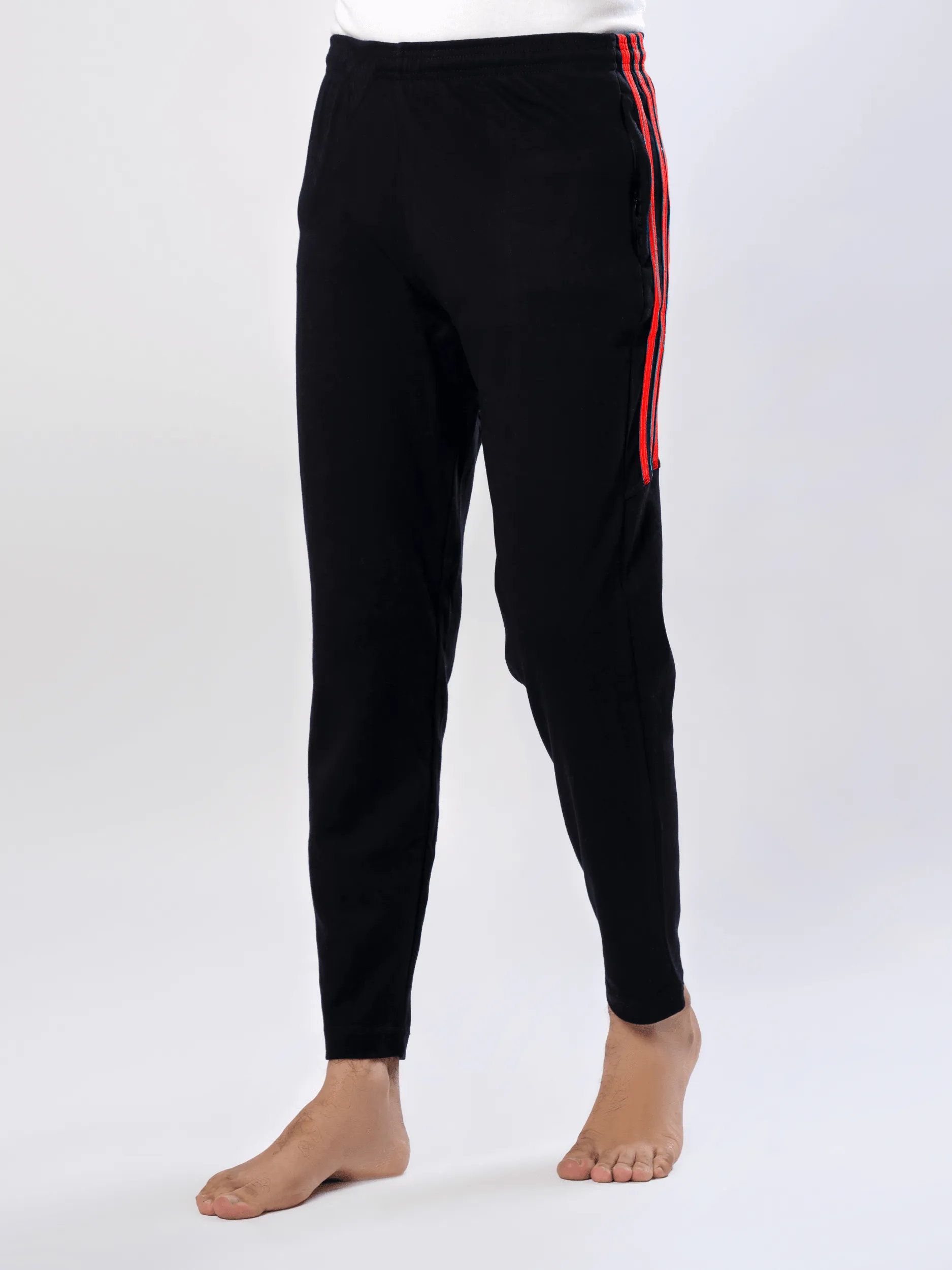 Premium Fitted Trouser (Black Zipper Pockets)