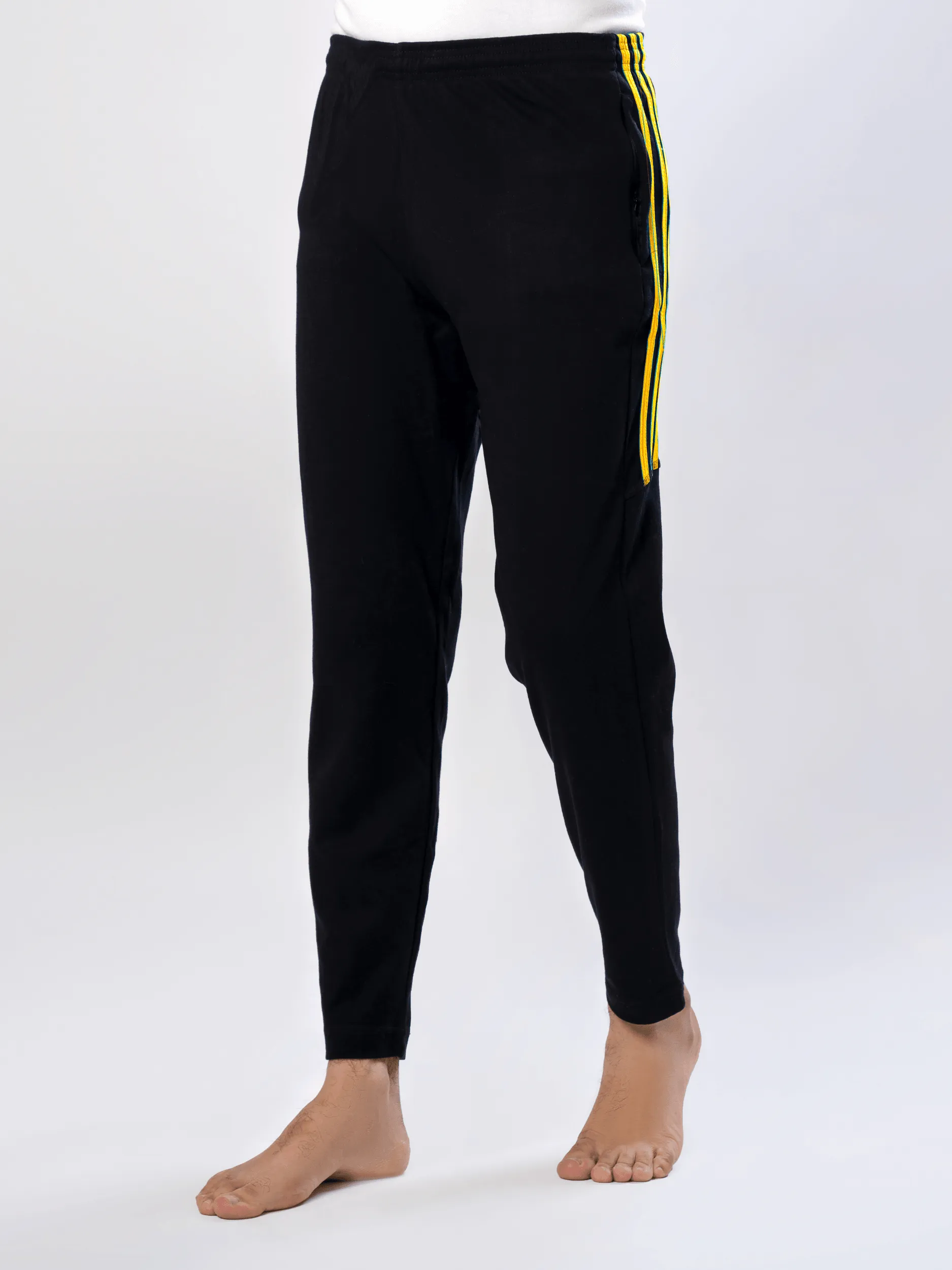 Premium Fitted Trouser (Black Zipper Pockets)