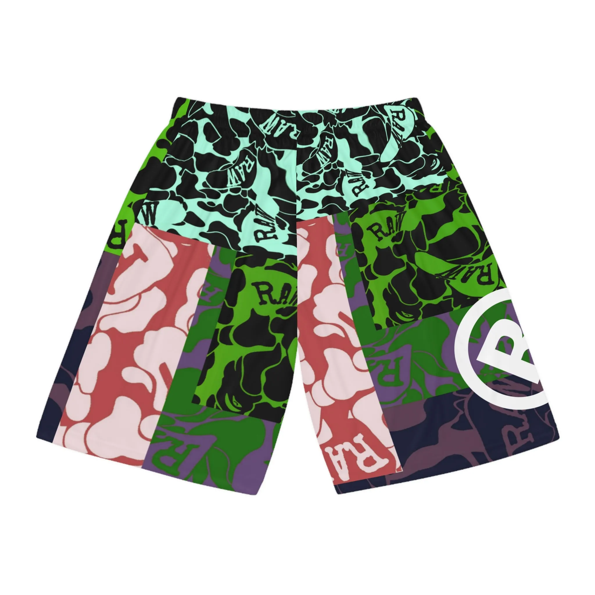 Raw Sushi "MULTI COLOR" Basketball Shorts