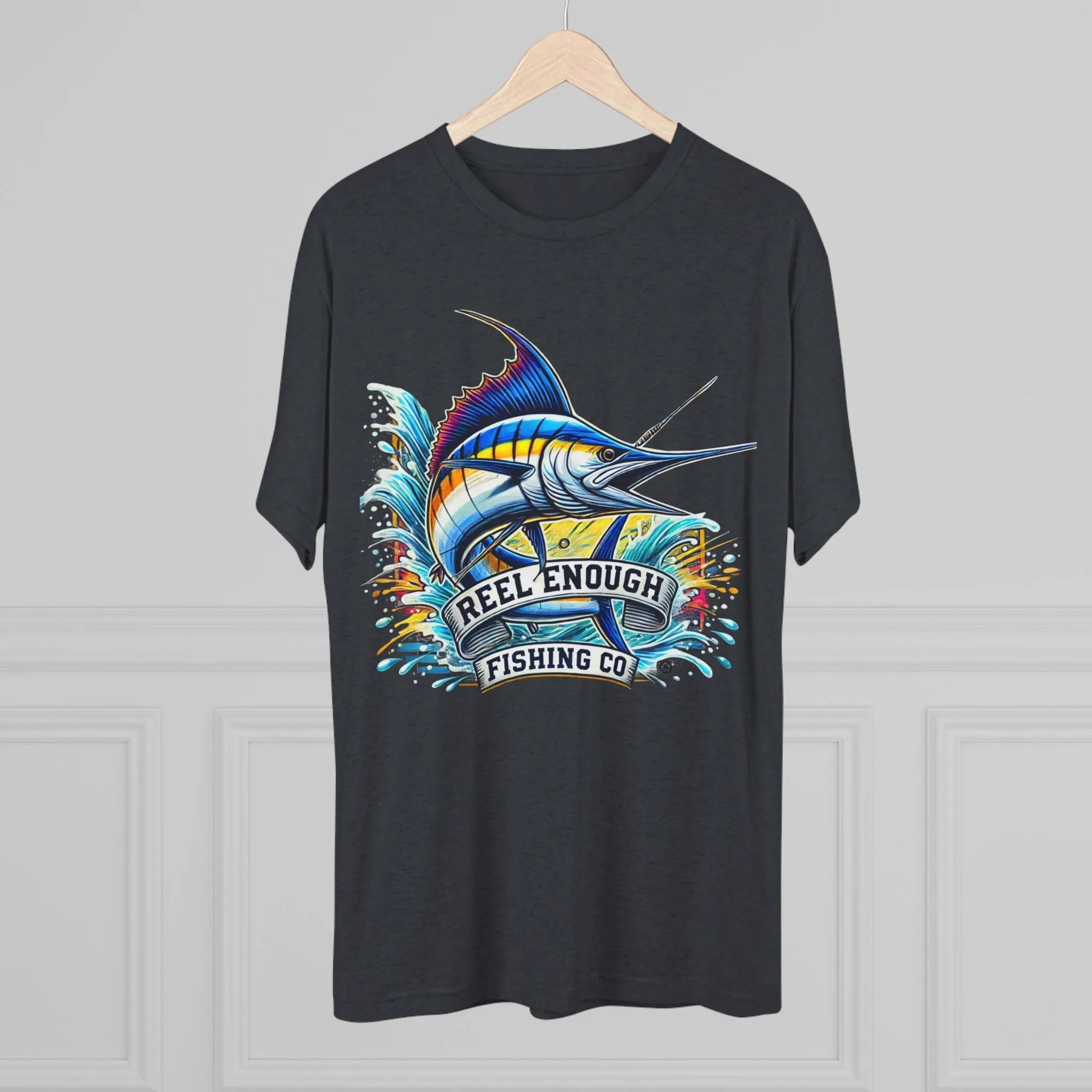 REEL ENOUGH - Unisex Tri-Blend Crew Tee
