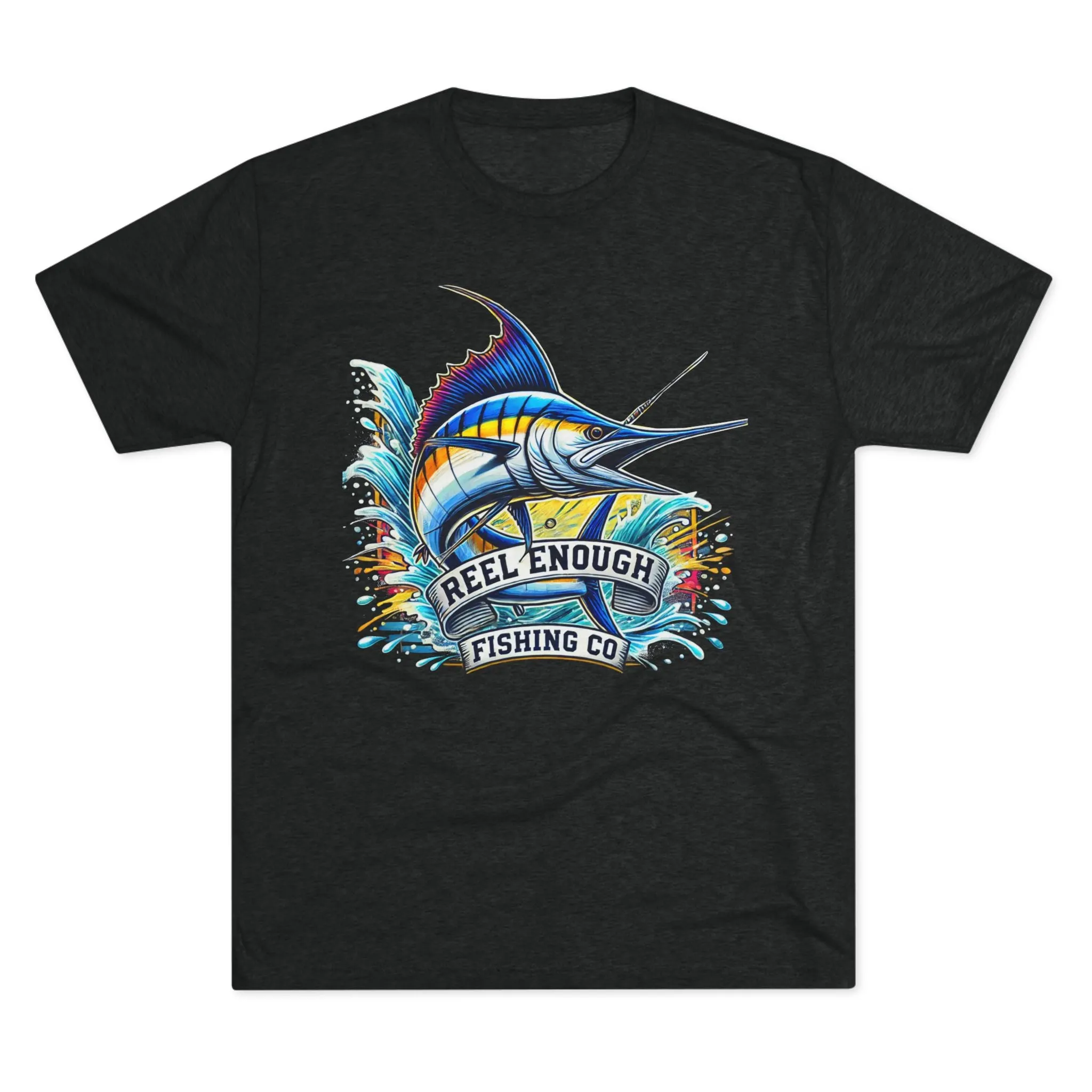 REEL ENOUGH - Unisex Tri-Blend Crew Tee