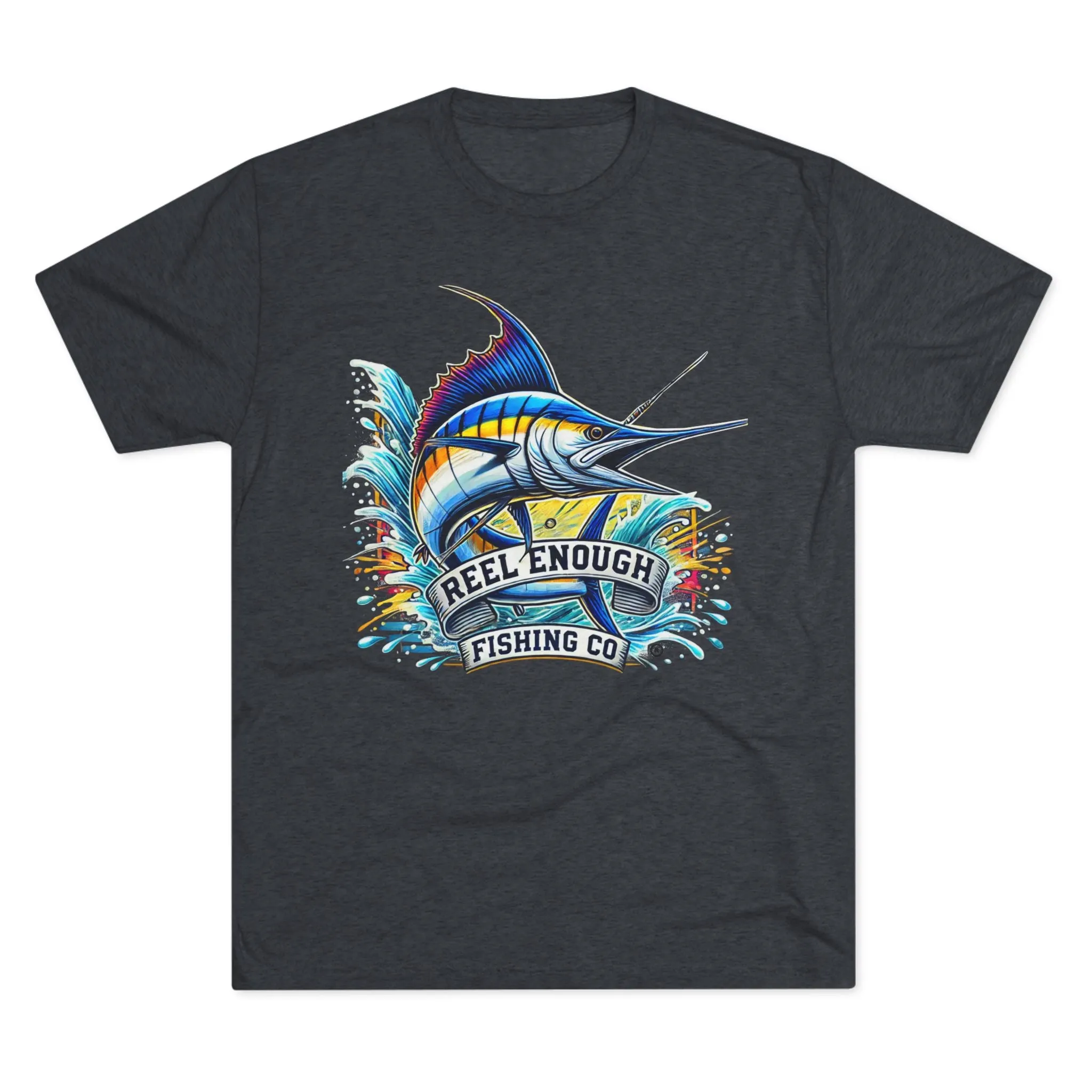 REEL ENOUGH - Unisex Tri-Blend Crew Tee