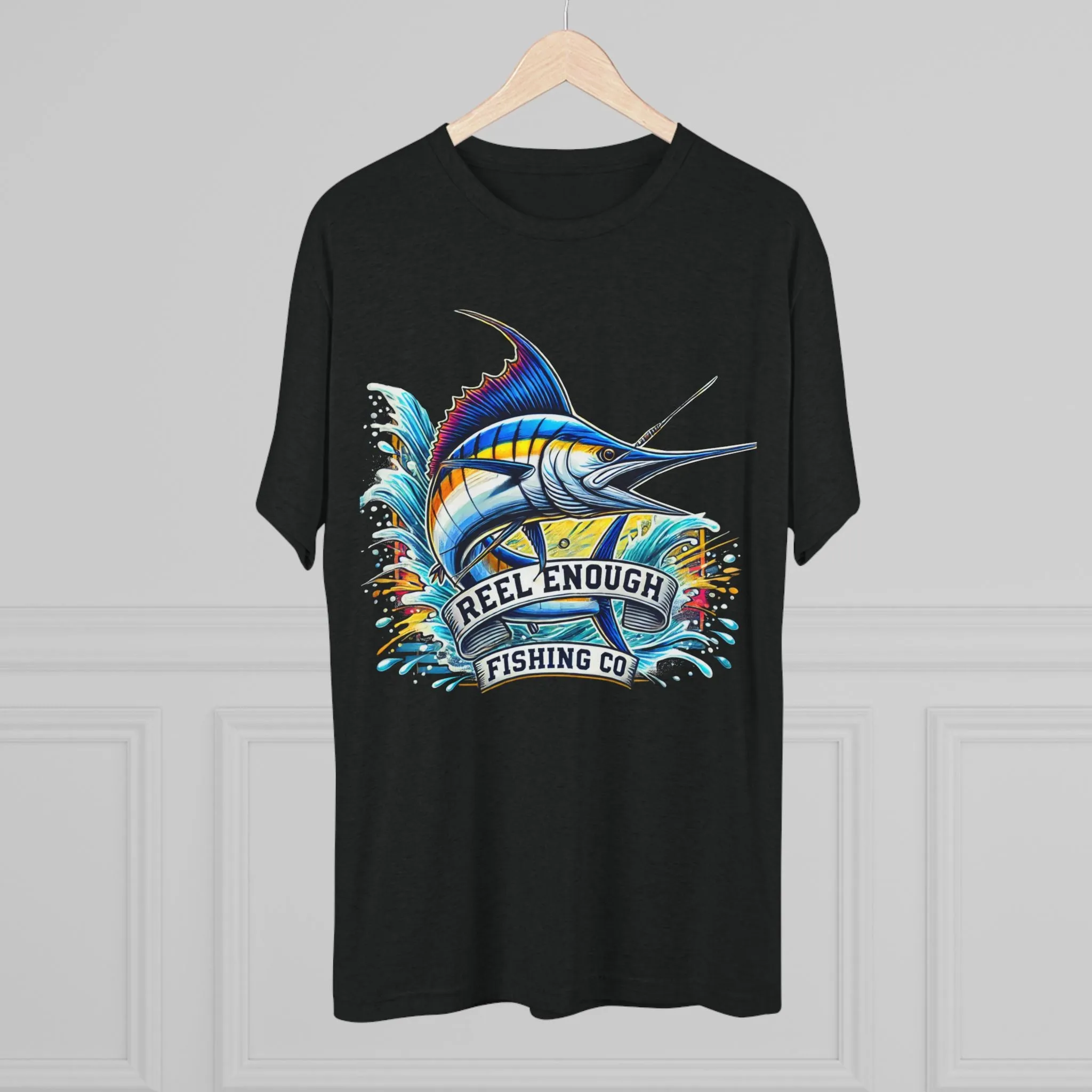 REEL ENOUGH - Unisex Tri-Blend Crew Tee