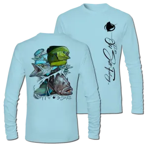 Reel Torn - Long Sleeve Performance Fishing Shirt