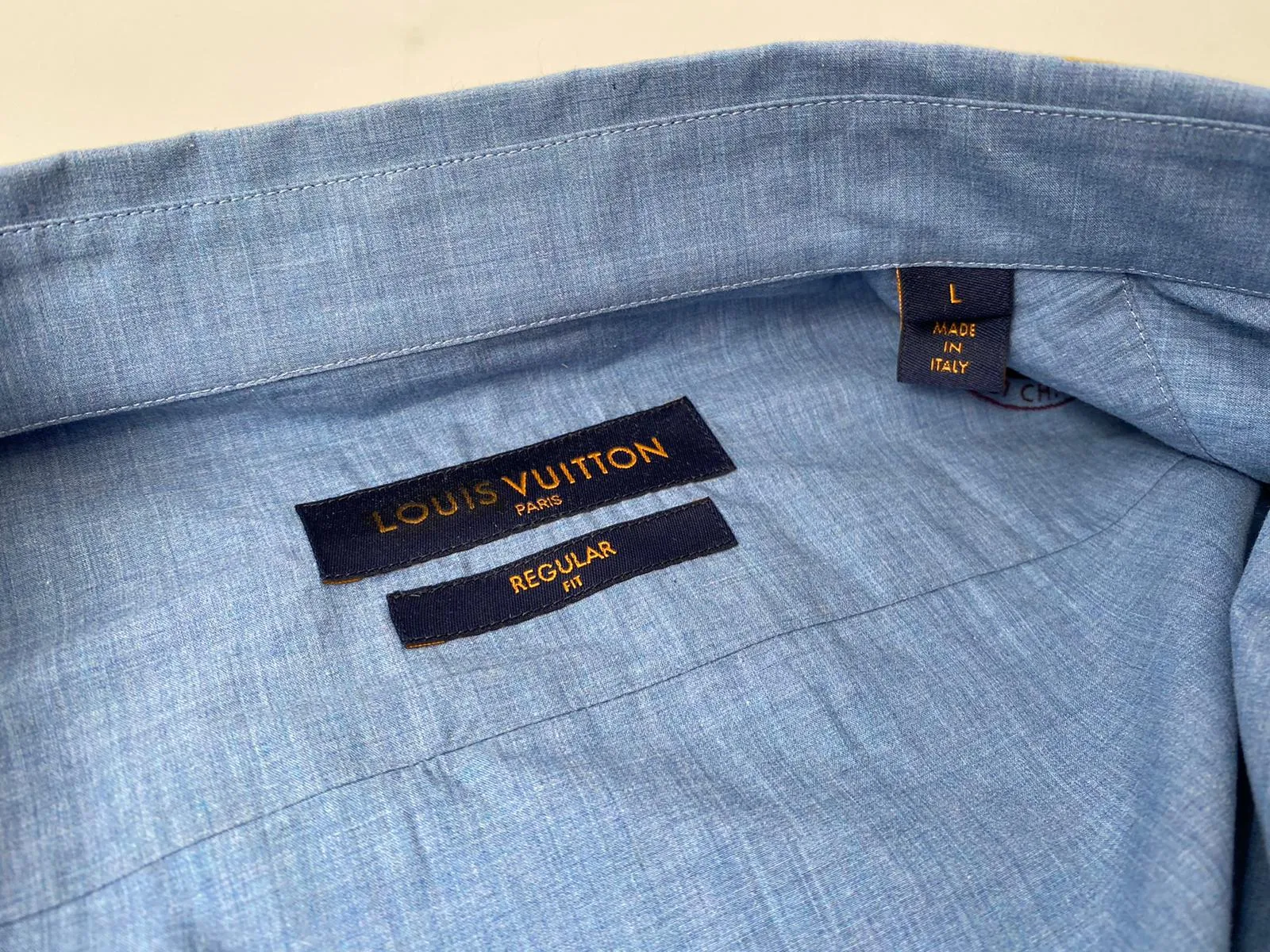 Regular Fit Classic Shirt With Stamps
