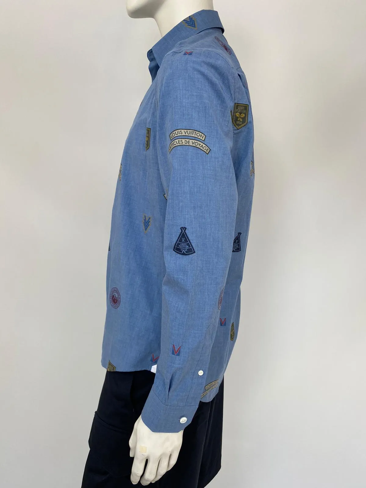 Regular Fit Classic Shirt With Stamps
