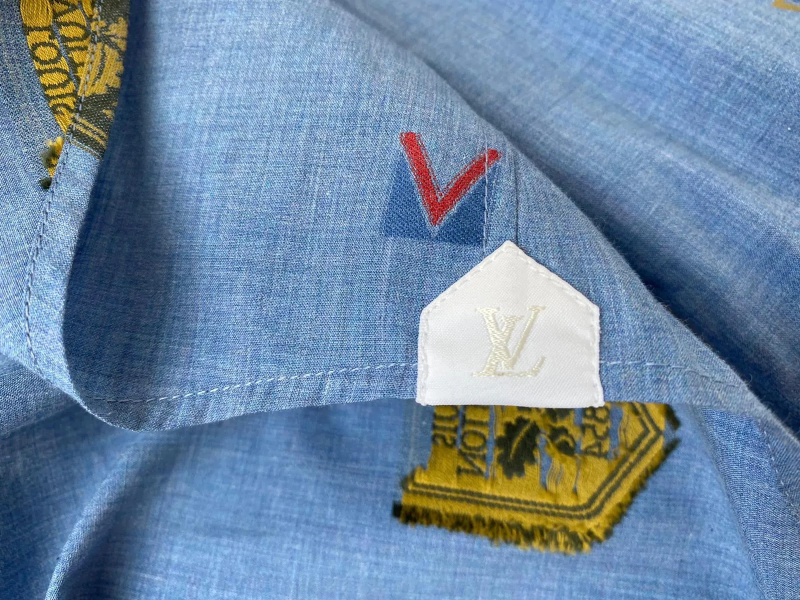 Regular Fit Classic Shirt With Stamps