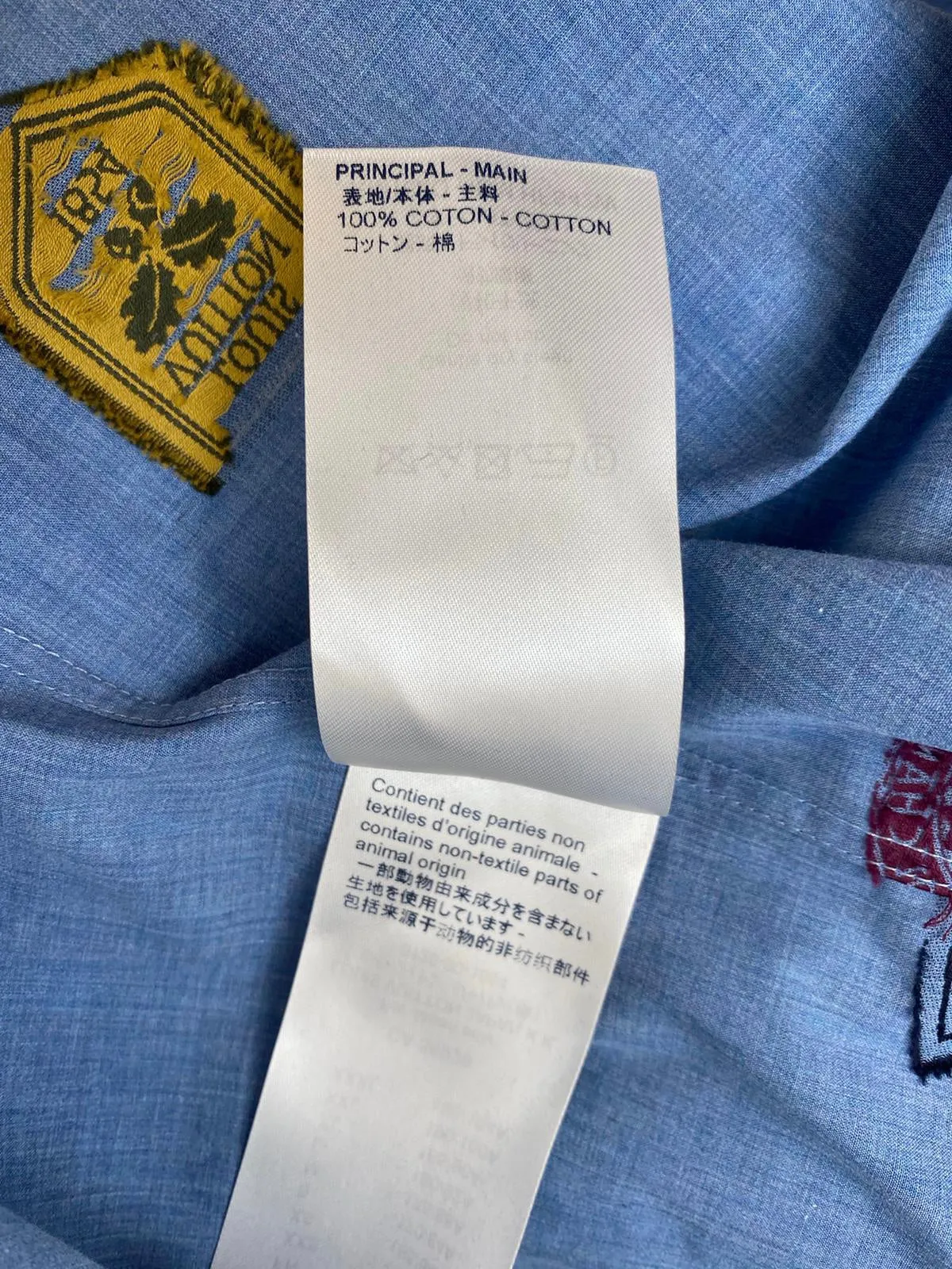Regular Fit Classic Shirt With Stamps