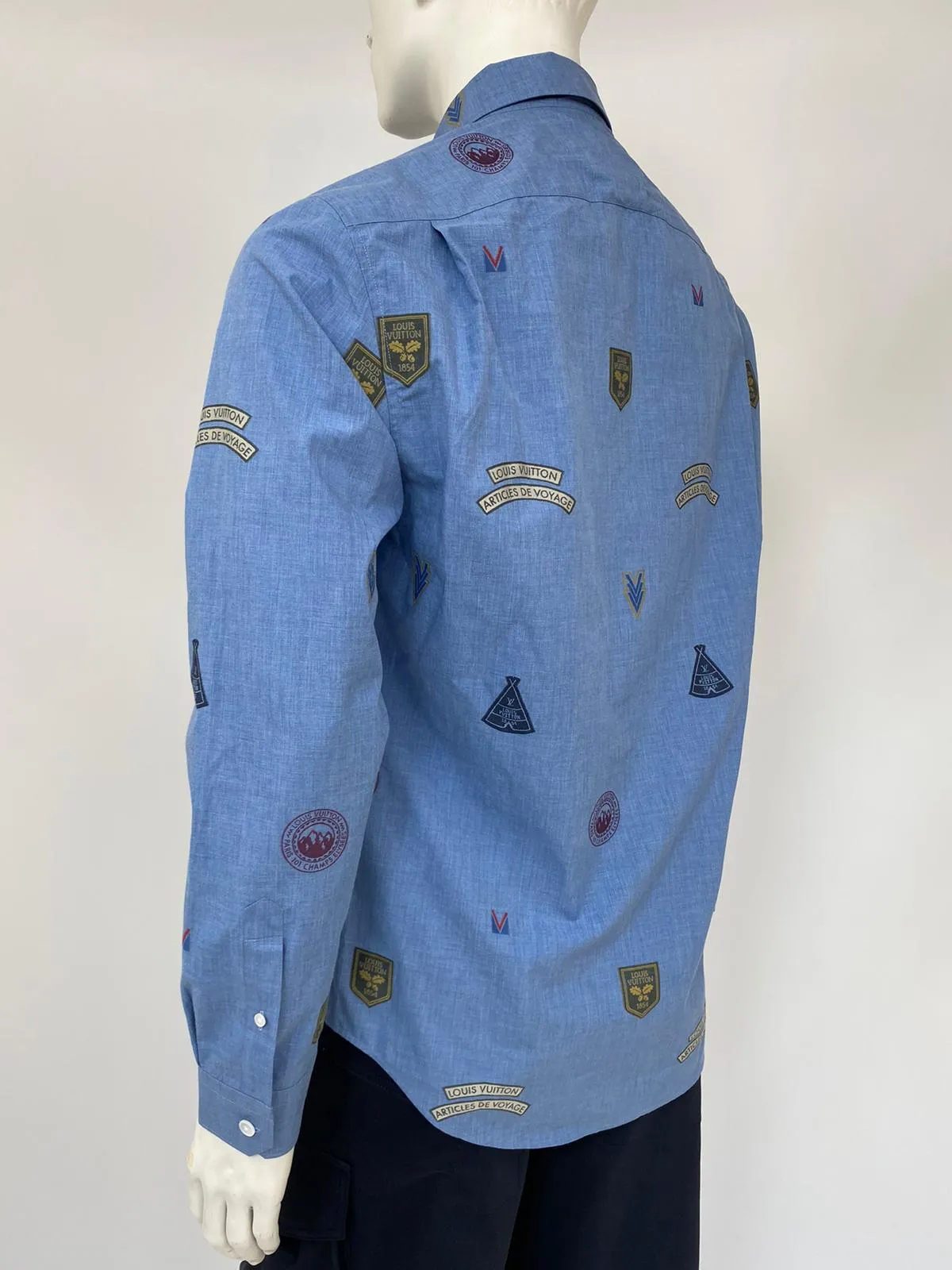 Regular Fit Classic Shirt With Stamps