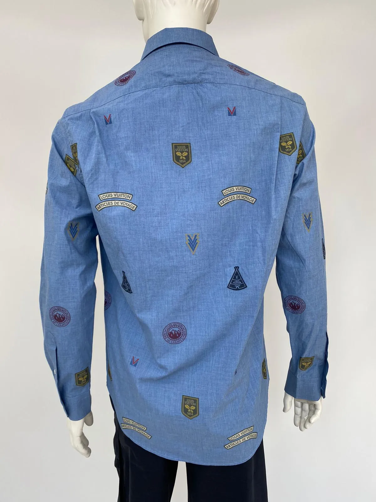 Regular Fit Classic Shirt With Stamps