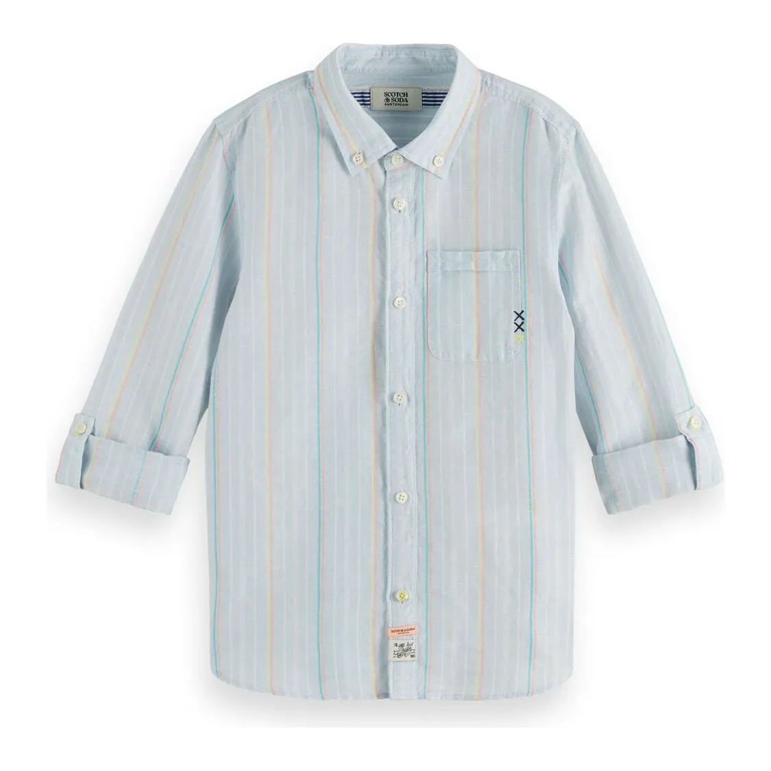 Regular-Fit Yarn-Dyed Stripe Shirt