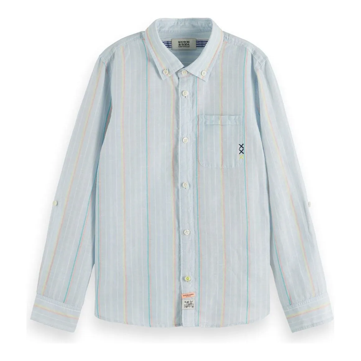 Regular-Fit Yarn-Dyed Stripe Shirt