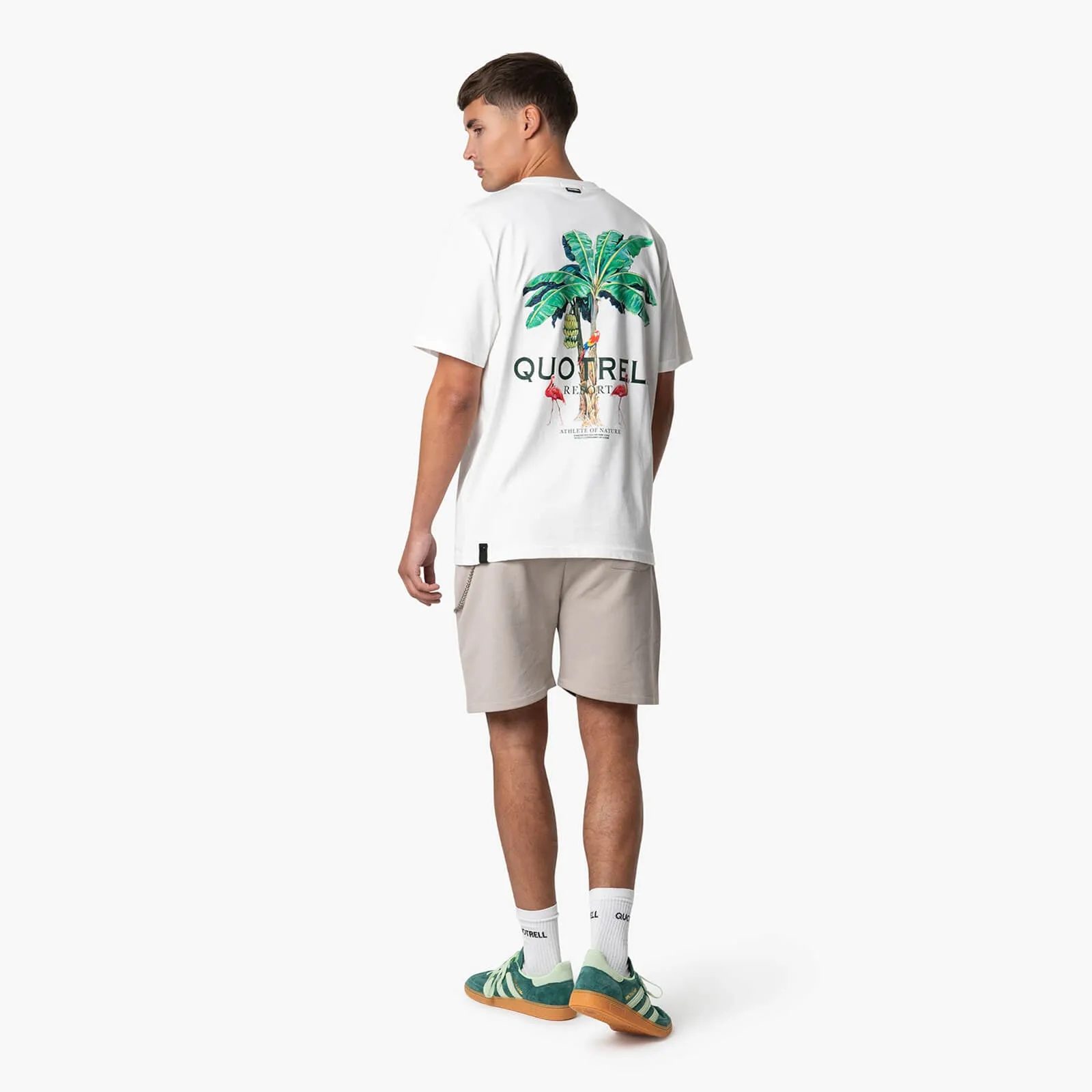 RESORT TEE | OFF WHITE/GREEN