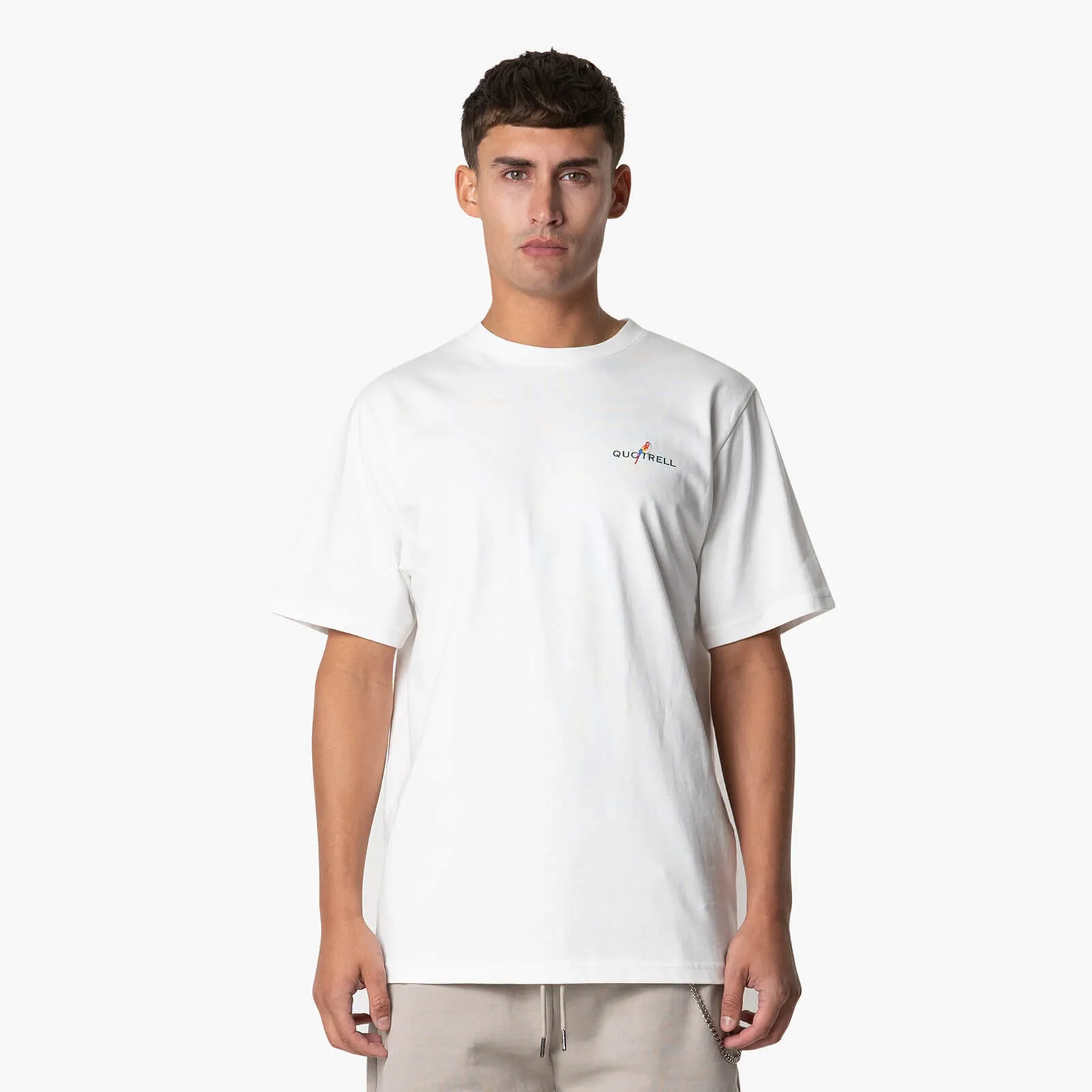 RESORT TEE | OFF WHITE/GREEN