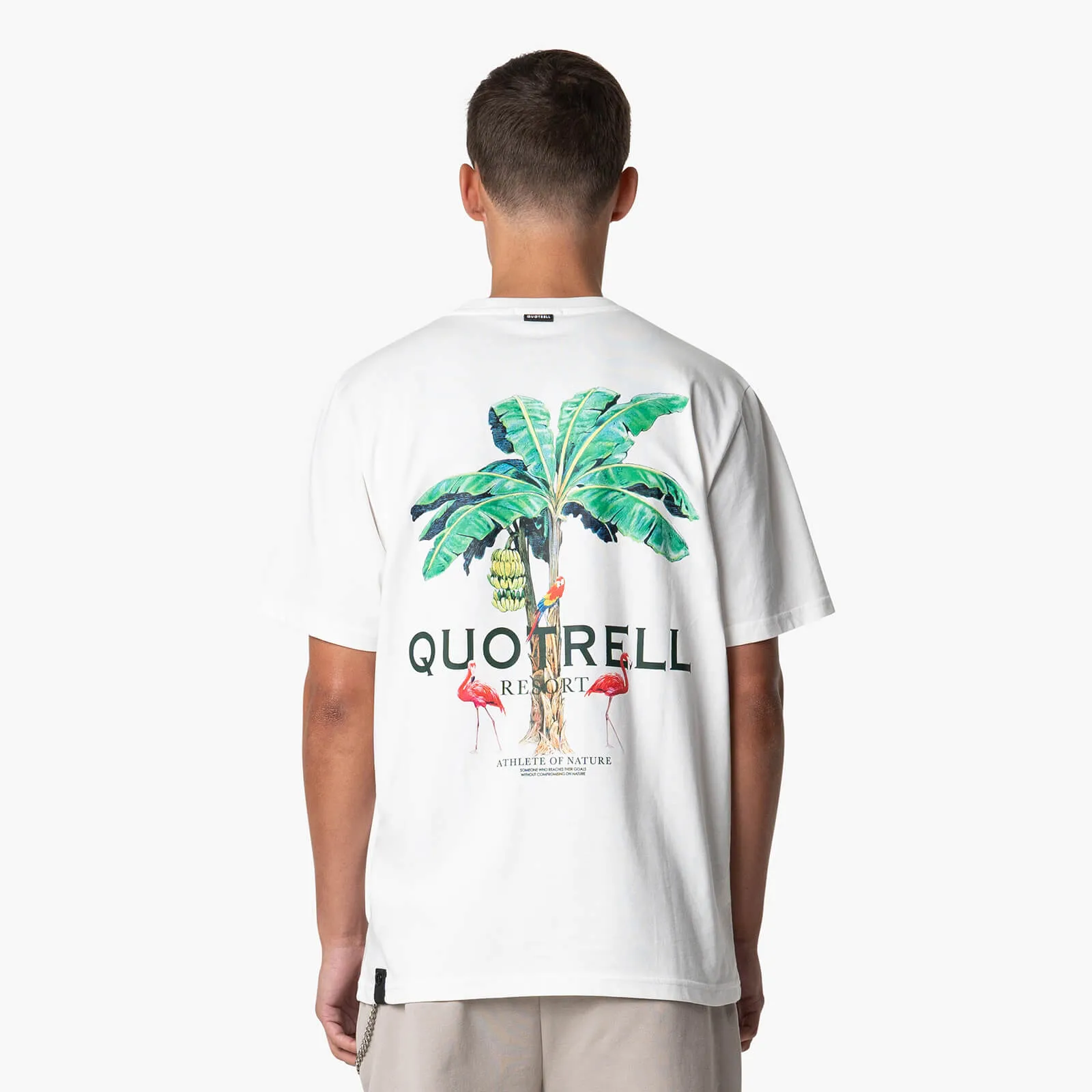 RESORT TEE | OFF WHITE/GREEN