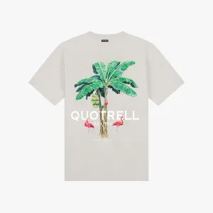 RESORT TEE | STONE/WHITE