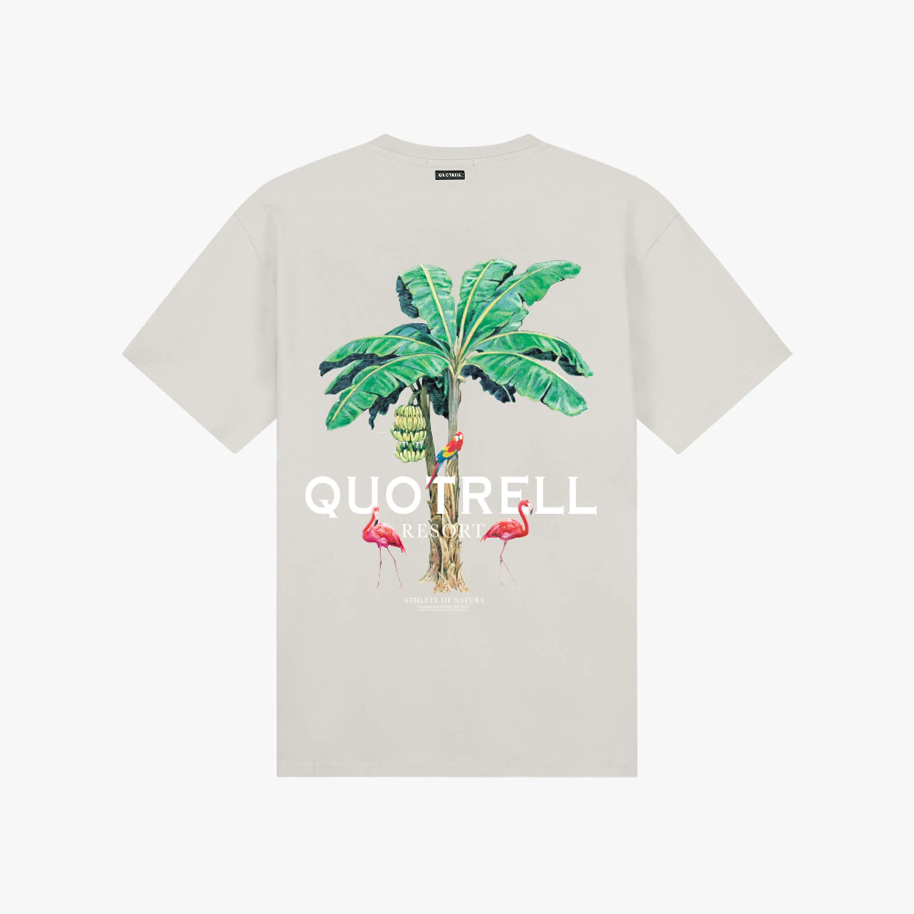 RESORT TEE | STONE/WHITE