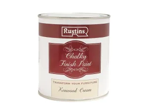 Rustins Chalky Finish Paint Kenwood Cream 500Ml