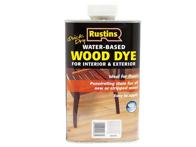 Rustins Quick Dry White Wood Dye 2.5 Litre
