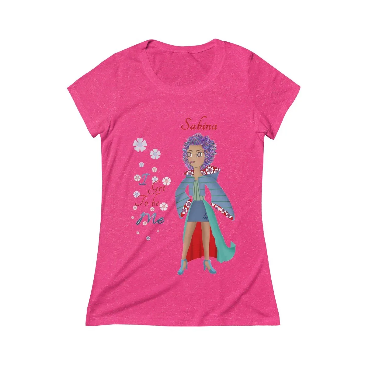 Sabina Triblend Short Sleeve Tee