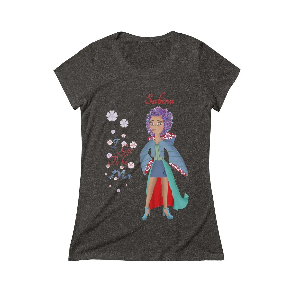 Sabina Triblend Short Sleeve Tee
