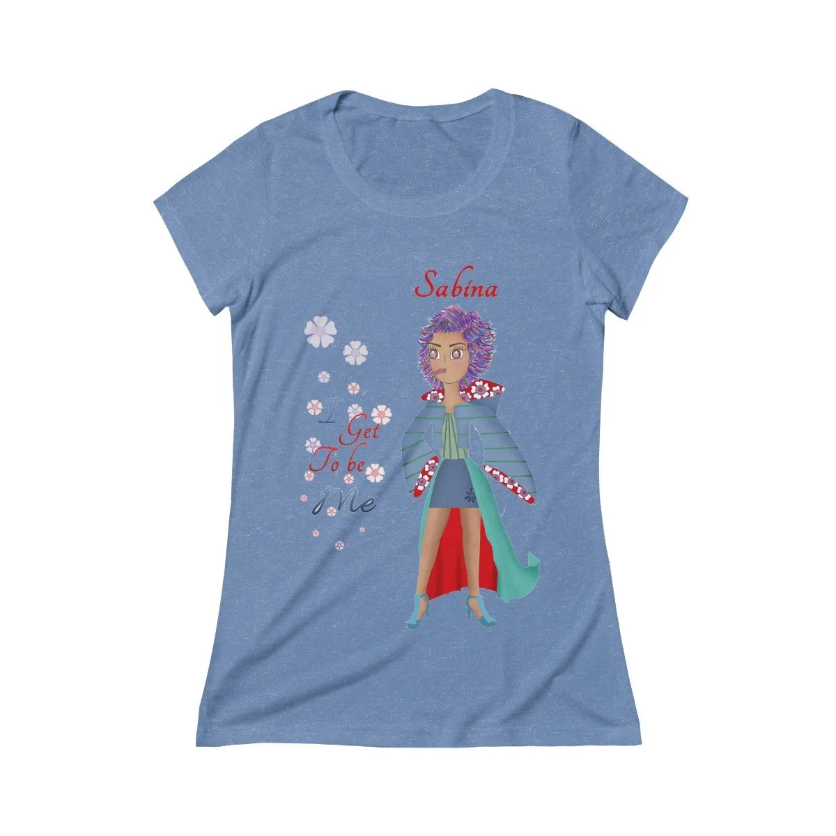 Sabina Triblend Short Sleeve Tee