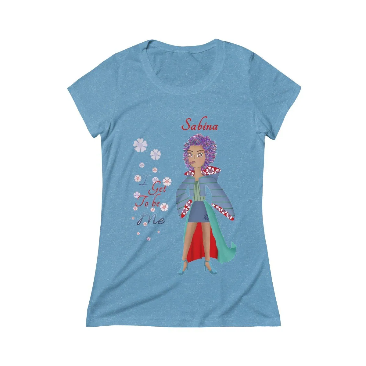 Sabina Triblend Short Sleeve Tee