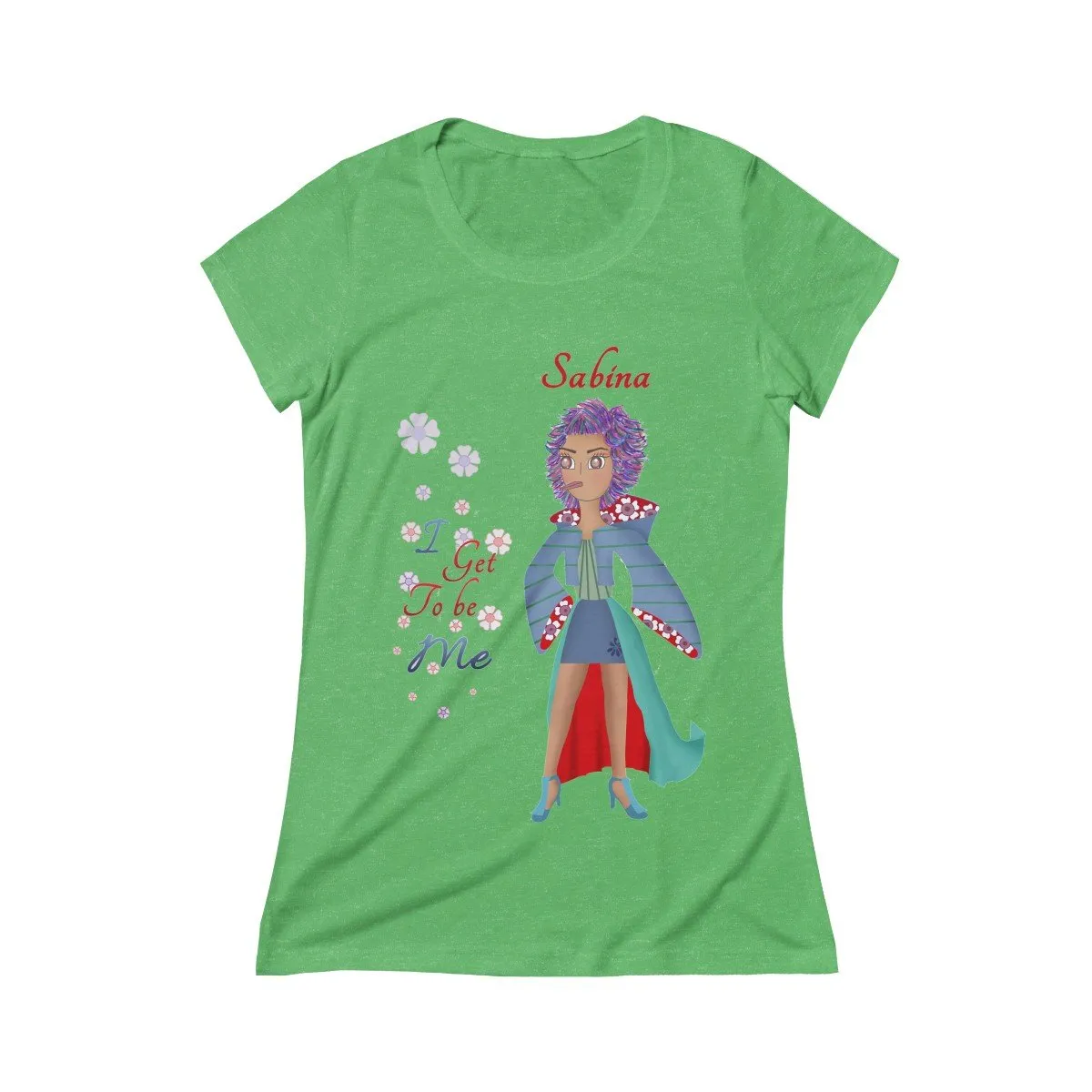 Sabina Triblend Short Sleeve Tee