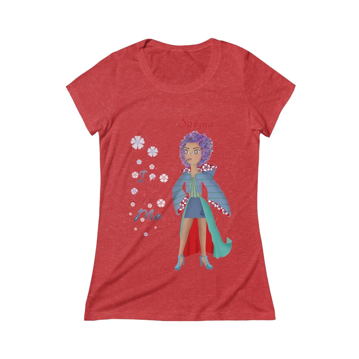 Sabina Triblend Short Sleeve Tee
