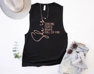 She Is Tank | Womens Yoga Tank