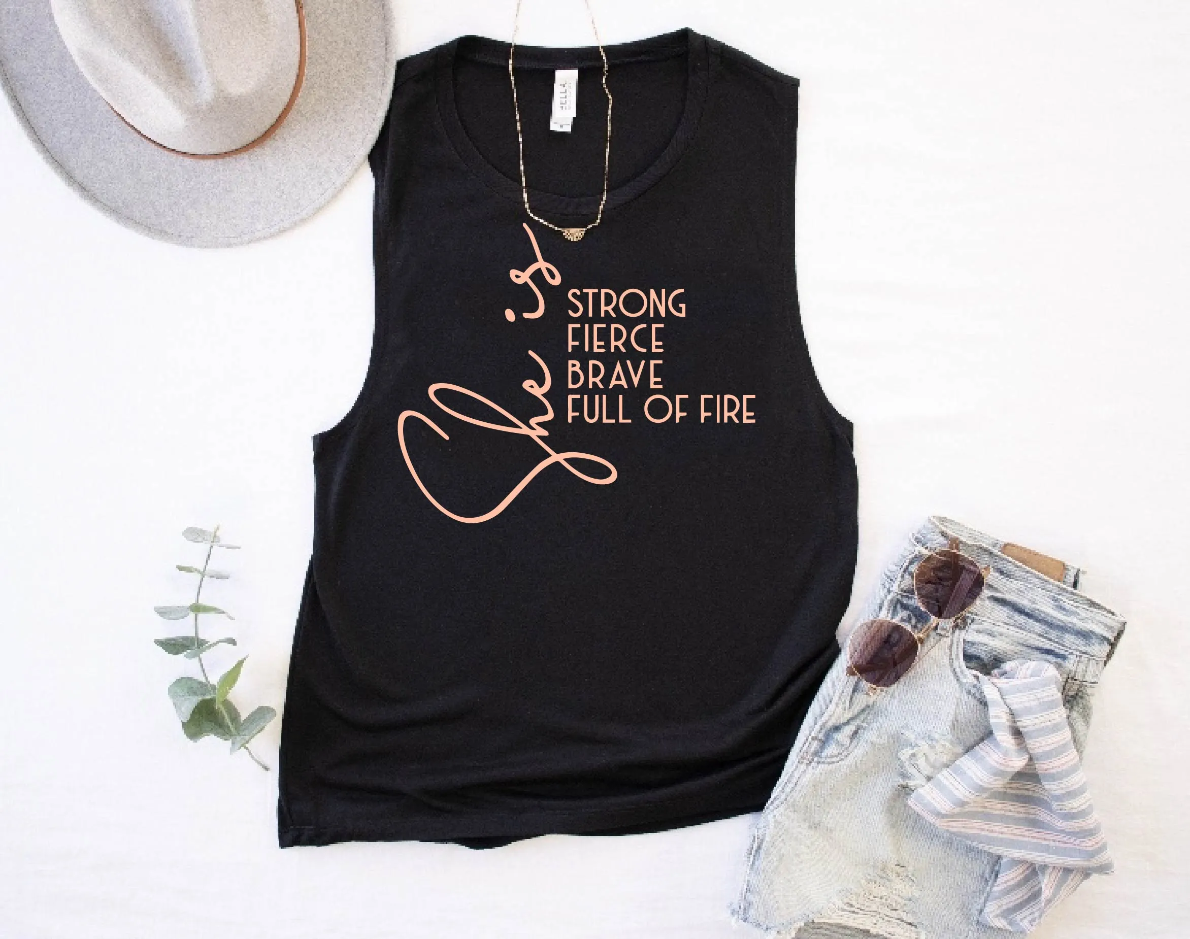 She Is Tank | Womens Yoga Tank