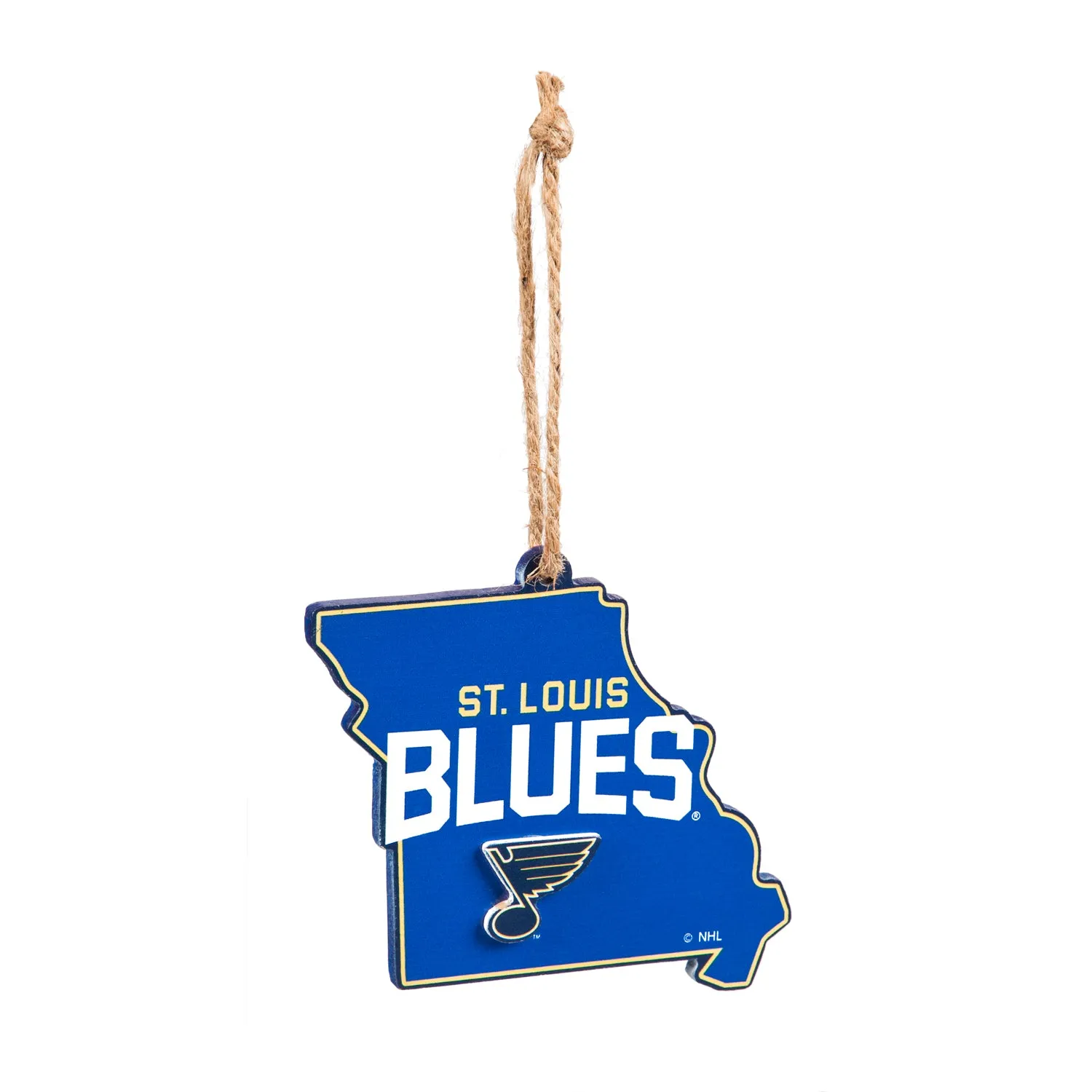 St Louis Blues, State Ornament,3ot4374state