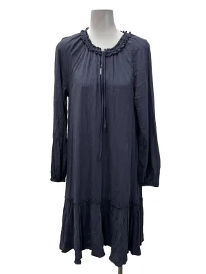 Stone Blue Roundneck Midi Summer Dress