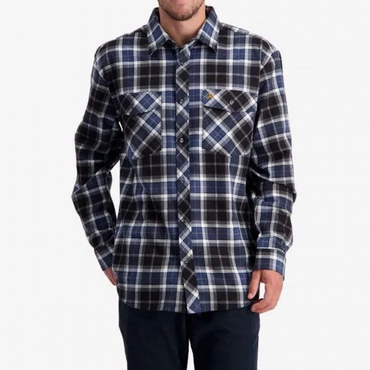 Swanndri Egmont Full Button Flannelette Twin Pack