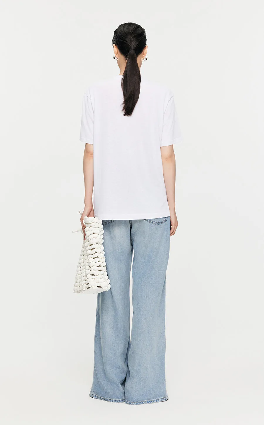 T-Shirt/JNBY Loose Fitting Short-sleeved T-Shirt
